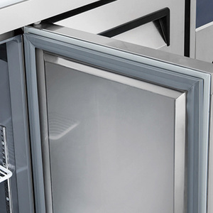 Tủ trưng bày <span class=keywords><strong>salad</strong></span> tự động rã đông bằng thép không gỉ, bàn làm pizza có kính của nhà hàng Bindose - Product Image 6