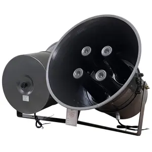 Système de sonorisation extérieur sirène haut-parleur haute puissance 4 unités d'entraînement klaxon longue distance haut-parleur 400W
