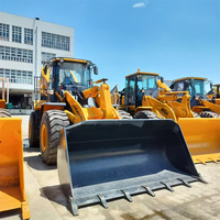 2023 LG856H Hochwertiger Radlader Kleiner Frontlader 5-Tonnen Made in China Cummins-Motor Getriebe mit Pumpe