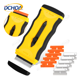 Dchoa nhãn dán <span class=keywords><strong>scraper</strong></span> với 10pcs lưỡi thay thế dao cạo <span class=keywords><strong>scraper</strong></span> xe công cụ làm sạch hộ gia đình kính công cụ làm sạch - Product Image 2