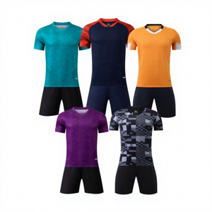 Ensemble de maillots de football pour adultes unisexes Sportstars - Séchage rapide, 100% polyester, manches courtes avec impression par injection directe - Product Image 1