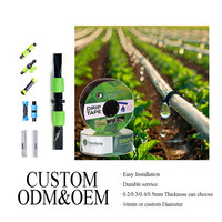 Système d'irrigation goutte à goutte pour verger Pandora en plastique, tuyau de 16 mm, 10 cm, débit de 3 L/H, pression de 0,5 bar, personnalisable, 1000 m/rouleau