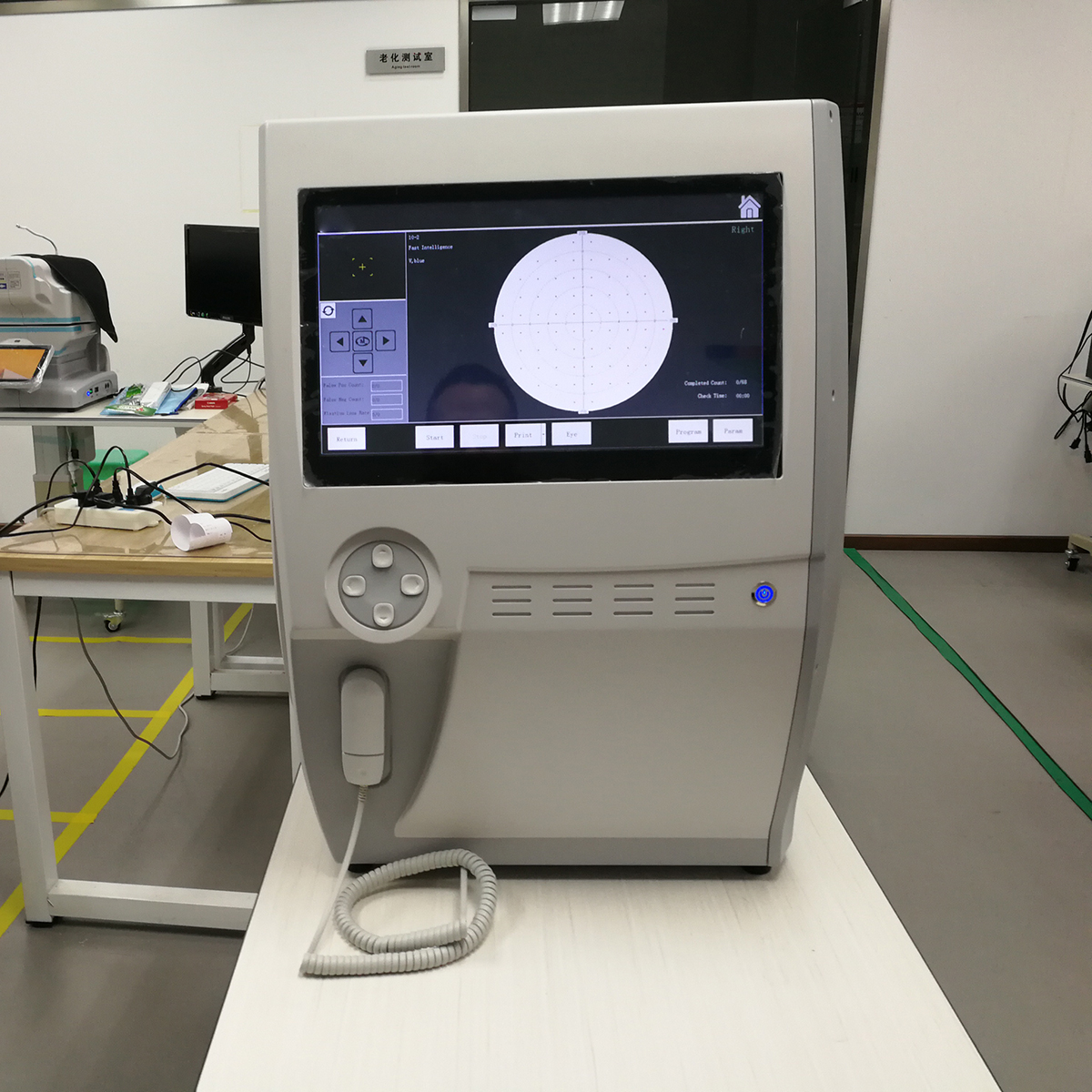 Máquina de perímetro de proyección de campo visual de instrumento oftálmico de alta precisión BIO-1100 para examen ocular