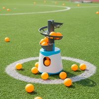 Machine de service de tennis de table automatique portable, réglage à 9 angles, 30-80 balles/minute, mini lanceur de balles de ping-pong pour enfants et adultes