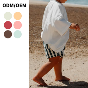 OEM Summer <strong>Kids</strong> <strong>Boys</strong> Girls Unisex Knitted Cotton Oversized Soft Breathable T-<strong>shirt</strong> Toddler Casual Tee - Product Image 1