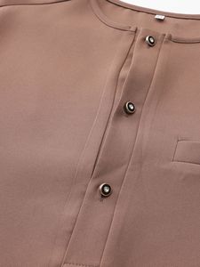 <span class=keywords><strong>Ensemble</strong></span> <span class=keywords><strong>Homme</strong></span> Grande Taille <span class=keywords><strong>Africain</strong></span> Costume Brodé Manches Longues Chemises et Pantalons Couleur Unie Tenues Formelles Printemps 2 Pièces - Product Image 5