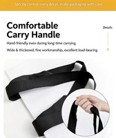 Sac de courses écologique réutilisable en polypropylène imperméable et recyclable, avec motif de dessin animé laminé, bandoulière et poignée personnalisées