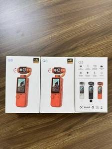 Nouvelle Arrivée Caméra d'Action Portable Q8 500W Pixels Caméra Rotative à 180 Degrés Écran 1,9 Pouces Enregistrement Vidéo Suivi du Visage - Product Image 2