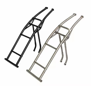 Porte-bagages arrière en titane prêt pour l'aventure, léger (200g), robuste, 99% de titane, certifié ISO9001, fixation <span class=keywords><strong>au</strong></span> <span class=keywords><strong>sol</strong></span>, détachable, longue distance - Product Image 4