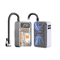 Portable 150PSI Moto Vélo Véhicule Pneu Pompe À Air 60W Filaire LED Affichage Numérique Électrique Gonfleur De Pneu
