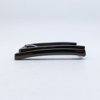 Boucle de ceinture en métal de 30 mm, alliage de zinc, à une seule languette, motif géométrique quadrillé, logo personnalisé, pour ceintures en cuir véritable pour hommes