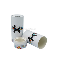 Tubo de Papel Kraft Reciclable con Logotipo Personalizado para Perfume, Polvo Suelto, Embalaje OEM, Programas de Cadena de Suministro al por Mayor, Caja Ecológica