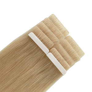 Extensions de Cheveux Russes Invisibles à <span class=keywords><strong>Bande</strong></span> <span class=keywords><strong>Adhésive</strong></span> Double Tirage Gros Blonds Humains Double Face Remy à Ruban - Product Image 4