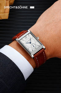 นาฬิกาแฟชั่นทรงสี่เหลี่ยมสำหรับผู้ชาย ปี 2025 นาฬิกาโครโนกราฟสไตล์สปอร์ต ตัวเรือนสแตนเลส กระจกแซฟไฟร์ กันน้ำ 50 เมตร - Product Image 2