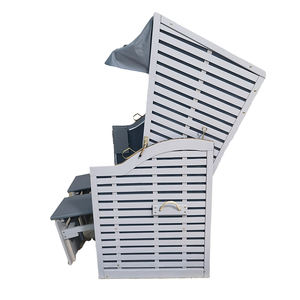 Thiết kế mới bãi biển ghế/strandkorb 2 CHỖ NGỒI bãi biển giỏ hoàn toàn nằm với mở rộng footrests gối cho vườn bãi biển sử dụng - Product Image 3