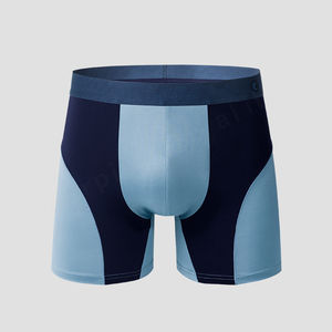 Haute Qualité En Gros Personnalisé 88% Polyester 12% Spandex Boxers pour Hommes Respirant Mid-Rise Coton Hommes En Coton - Product Image 1