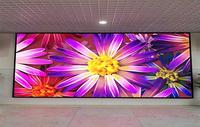 Écran LED d'affichage vidéo mural publicitaire couleur HD intérieur à pas réduit P1.86 P2 P2.5 pour salle de réunion