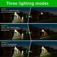 Lámpara Solar Retro de Pared para Exteriores, IP65 Impermeable, LED, Lámpara de Jardín con Sensor de Movimiento Ajustable 360°, Aplique de Seguridad para Patio y Camino