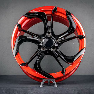 लक्जरी मोनोब्लॉक दो रंग जाली 2-टुकड़ा एल्यूमीनियम मिश्र धातु पहियों को कैडिलैक यात्री कारों के लिए 17-20 इंच जाल डिजाइन डिजाइन - Product Image 1