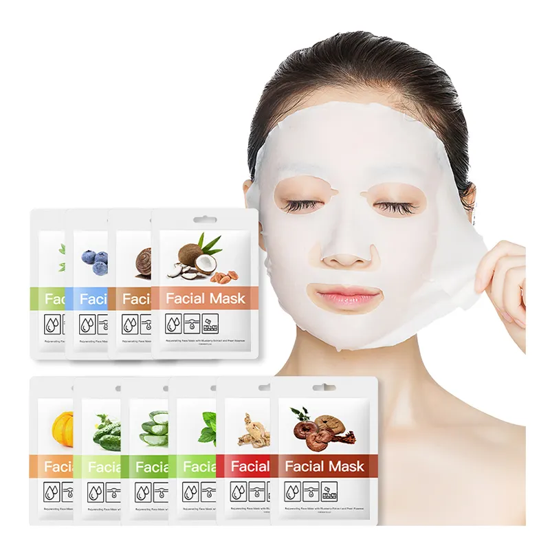 Personnaliser le visage sheetmask coréen beauté masque facial soins de la peau en gros masque facial cosmétique