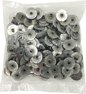 Bases de mèches de bougie en métal durables de différents diamètres, languettes de maintien de mèche de bougie pour la fabrication de bougies - Product Image 2