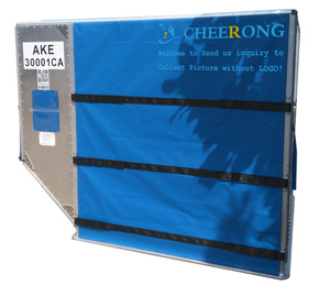 Conteneur de transport de fret aérien en métal DPE de l'aviation <span class=keywords><strong>ULD</strong></span> AKE d'aéroport - Product Image 4