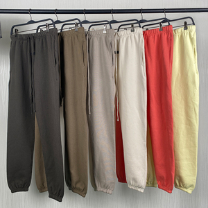 Felpa con Cappuccio <span class=keywords><strong>Arancione</strong></span> Rosso Personalizzata Ess Essentials, Completo Sportivo da Uomo con Pantaloni, Tuta da Ginnastica, Jogger - Product Image 4