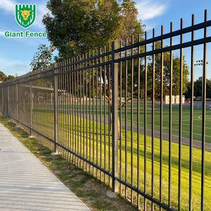 Panneau <span class=keywords><strong>de</strong></span> clôture <span class=keywords><strong>de</strong></span> jardin en aluminium industriel, clôture à piquets d'extérieur pour clôture <span class=keywords><strong>de</strong></span> cour, treillis et portails <span class=keywords><strong>2m</strong></span> - Product Image 1