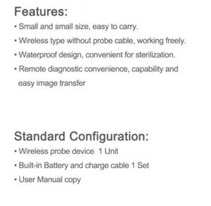 Medische Echografie Draadloze 3-In-1 Handheld 192-Element Veterinaire Ultrasone Machine Convexe Lineaire Draadloze Echografie - Product Image 4