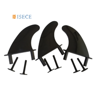 Soft Top Fin de planche de surf en mousse, Pin Fins en Nylon Soft board Fin Tri Set Up
