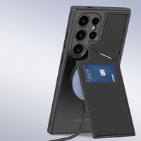 Étui de téléphone personnalisé, nouveau, de luxe, professionnel, avec double emplacement pour carte, support magnétique, abordable, anti-chute, avec cordon pour Samsung S26 S25 Ultra