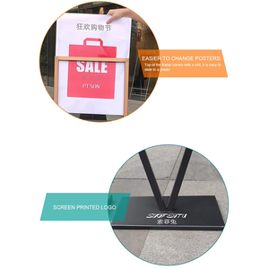 Giá Đỡ Biển Hiệu Kim Loại Đứng Đặt Sàn Thiết Kế Mới Giá Đỡ Áp Phích Hình Chữ <span class=keywords><strong>V</strong></span> - Product Image 4