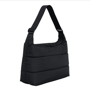 Tùy chỉnh trọng lượng nhẹ chần bông Túi tote cho phụ nữ Túi vai sưng húp với dây kéo - Product Image 2