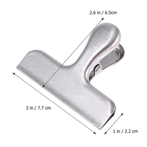 <span class=keywords><strong>Clip</strong></span> per Sacchetti in Acciaio Inox per Cucina, Casa, Ufficio, Conservazione Alimenti, Caffè - Product Image 3