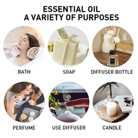 Huile de massage corporelle au vetiver et au romarin Disaar, hydratante, parfumée, favorisant la croissance des cheveux, huiles essentielles