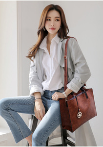 Bolsos y Carteras Clásicos Retro de Gran Capacidad para Mujer 2025, Venta al por Mayor, Juego de Tres Piezas con Cartera, Bolso Tote y Bolso de Hombro - Product Image 5