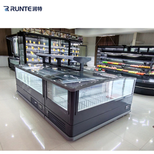 Congelador Isla de 10m con Gran Ventana de Cristal, Nuevo Diseño, Enfriamiento Directo, para Supermercados - Product Image 2