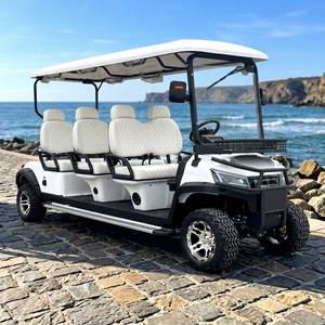 Carrito de Golf Eléctrico Premium de 6 Plazas, Todoterreno, para Turismo, Alta Velocidad 30-40 km/h, Largo Alcance 80-100 km, 1 Año de Garantía - Product Image 1