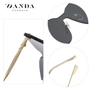 Danda Sunglasses JS8523 Frameless Integrated Lens UV400 Unisex Fashion Sun Protection - Product Image 3