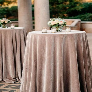 Tovaglie di Lusso Europee in Velluto Spesso, Copritavolo Rotondo <span class=keywords><strong>Verde</strong></span> per Banchetti, <span class=keywords><strong>Tovaglia</strong></span> Personalizzata per Matrimoni - Product Image 5