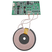 Carte de circuit imprimé PCBA de charge sans fil trois-en-un Banque d'alimentation portable Chargeur sans fil Module de bobine de charge Inducteurs Bobines