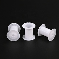 Bobine vide d'enroulement de fil industriel d'alimentation directe d'usine de bobine personnalisable d'OEM de bobine en plastique blanche de 56mm