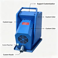 Machine industrielle portable de décapage de scories à air chaud pour le nettoyage des grilles de tables de découpe laser