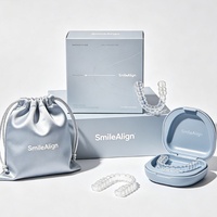 Boîte d'aligneurs personnalisée imprimée, pack complet avec sacs pour aligneurs, étui de rangement portable pour appareils dentaires, vente en gros pour laboratoires dentaires