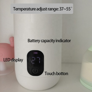 Calentador de leche <span class=keywords><strong>portátil</strong></span> recargable por USB para bebé, calentador de agua de grado alimenticio con <span class=keywords><strong>batería</strong></span> de 4400mAh - Product Image 4