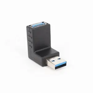 USB 3.0 Male Female Adapter Right Angle L Shape Connector
