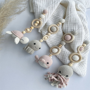 Bébé GYM Jouet <span class=keywords><strong>Crochet</strong></span> Pendentif pour Bébé Arche de Jeu <span class=keywords><strong>Crochet</strong></span> Tortue Méduse Poulpe <span class=keywords><strong>Baleine</strong></span> pour Bébé GYM - Product Image 1