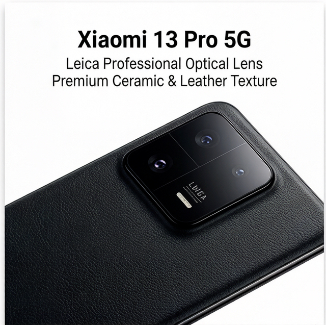 xiaomi 13 Pro 5G Smartphone 6.7" 3200x1440 AMOLED 120Hz Snapdragon 8 Gen 2 Octa Core 4nm 120W Quick Charge English Global