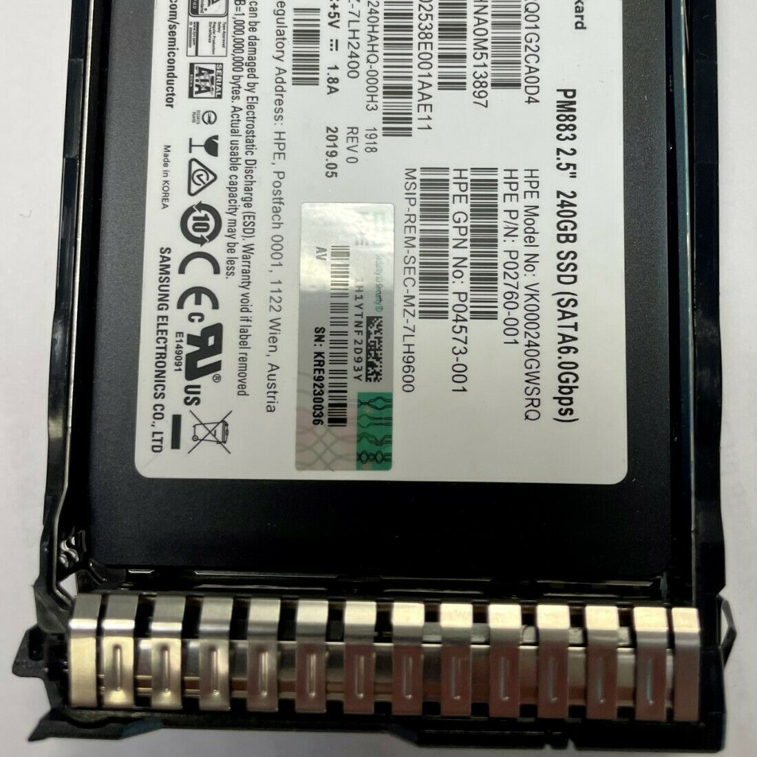 HPE 240GB SATA RI SFF SC MV SSD - P18420-B21 - Unità A Stato Solido Per Server