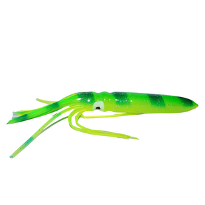 Nouvelles Jupes de Calamar en Caoutchouc Cheery de 18 cm et 22 cm, Leurres Souples pour la Pêche au Thon et au Voilier, Couleurs Assorties - Product Image 4